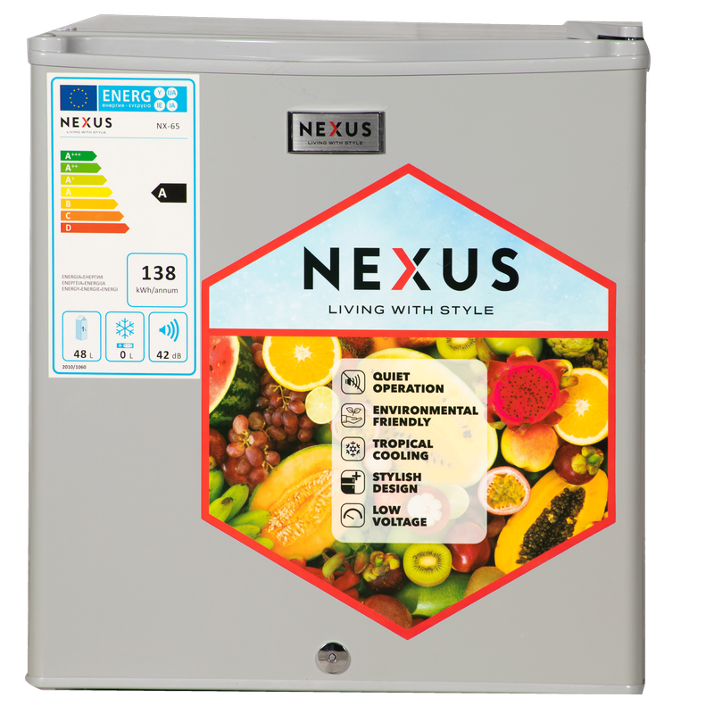 Nexus NX-65, 48 Litre Refrigerator- Silver